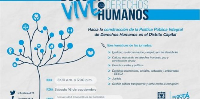 Bogotá vive los derechos humanos Bogotá vive los derechos humanos